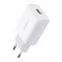 Ugreen 10133 mobiilseadme laadija Nutitelefon Valge USB Kiirlaadimine Siseruumides