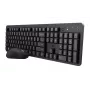 Trust Ody II klaviatuur hiirega Kontor RF juhtmevaba QWERTZ saksa must