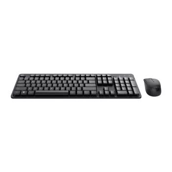 Trust Ody II klaviatuur hiirega Kontor RF juhtmevaba QWERTZ saksa must