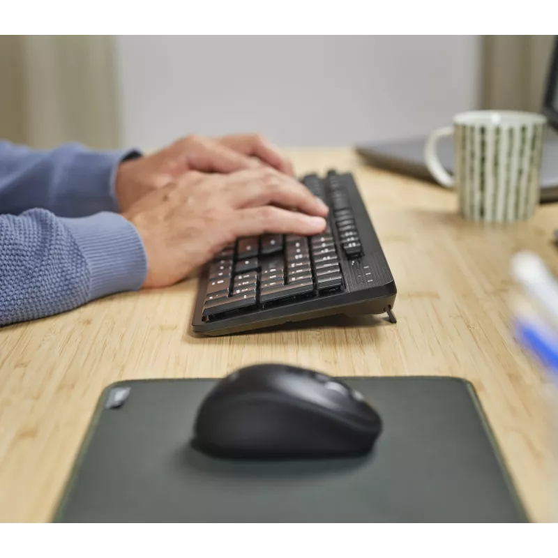 Trust Ody II klaviatuur hiirega Kontor RF juhtmevaba QWERTZ saksa must