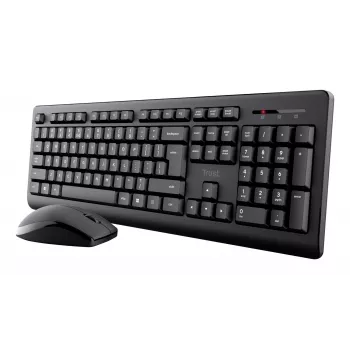 Trust Primo klaviatuur ja hiir komplektis kontori RF juhtmevaba QWERTZ saksa must