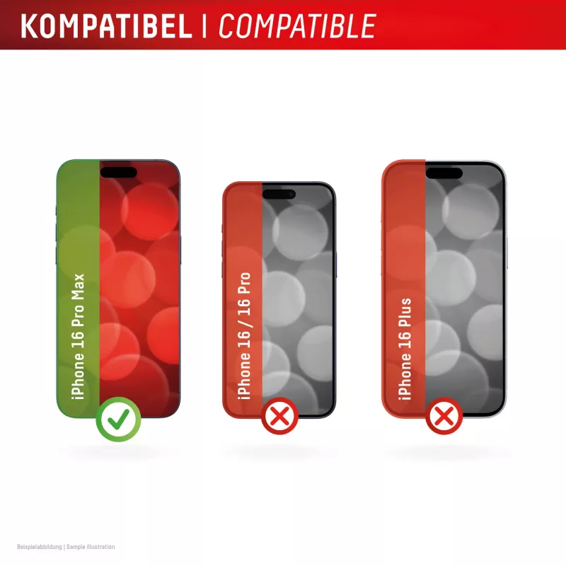 Displex ekraanikaitse (10H) Apple iPhone 16 Pro Maxile, Eco paigaldusraam, kriimustuskindel