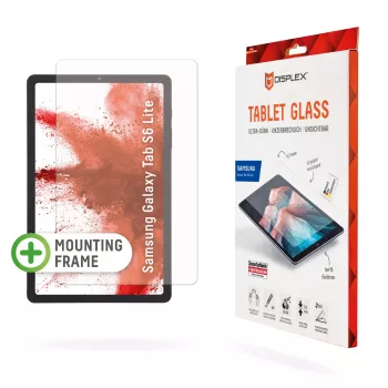 Displex tahvelklaas (9H) Samsung Galaxy Tab S6 Lite'ile, Eco paigaldusraam, purunemiskindel, üliõhuke, nähtamatu