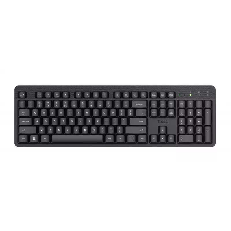 Trust Ody II klaviatuur Office RF Wireless QWERTZ German Must