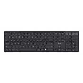 Trust Vaiya klaviatuur kodu/kontor raadiosageduslik traadita + Bluetooth QWERTZ saksa must