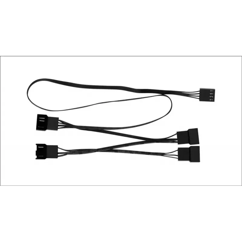 PWM Sharing kaabel Arctic PST kaabel Rev. 2 4 PWM ventilaatorile, 4-kontaktilised PWM-pistikud, must