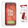 Displex ekraanikaitse + ümbris Apple iPhone 16e/17e jaoks, Eco paigaldusraam, kriimustuskindel
