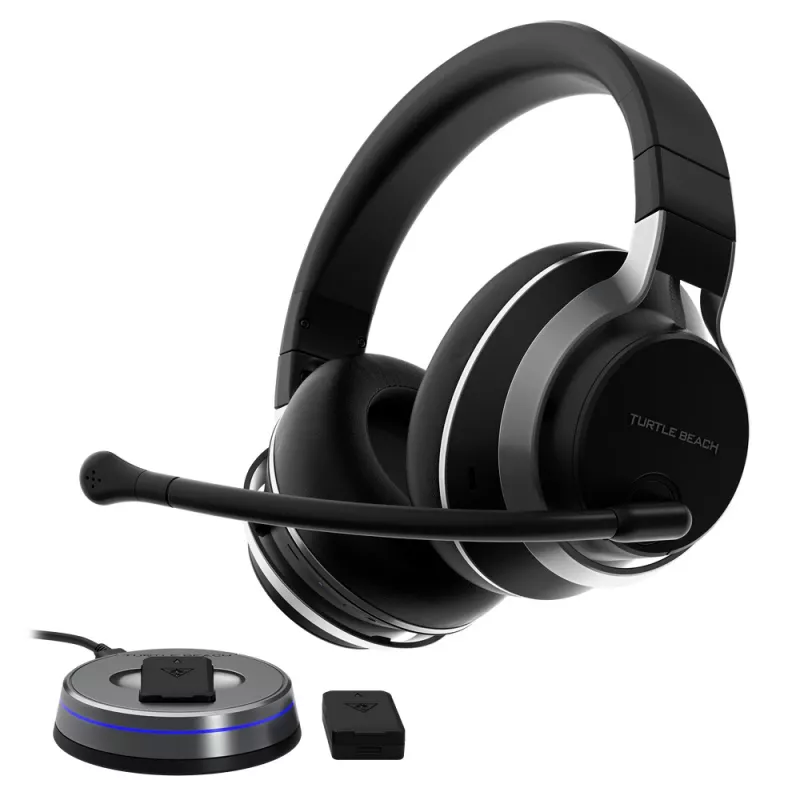 Turtle Beach Stealth Pro multiplatvormiline juhtmevaba aktiivse mürasummutusega Bluetooth-mängukõrvaklapid PS5-le, PS4-le ja arvutile