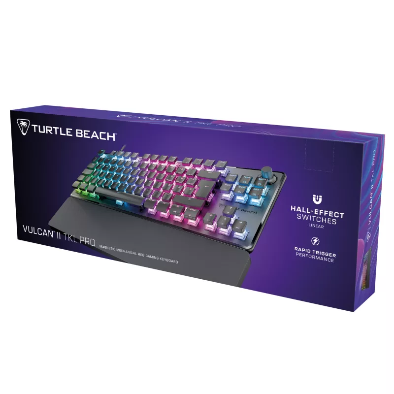 Turtle Beach Vulcan II TKL Pro klaviatuur Gaming USB AZERTY Saksa Must