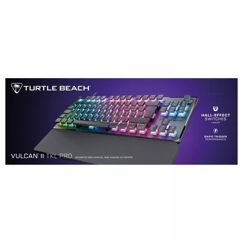 Turtle Beach Vulcan II TKL Pro klaviatuur Gaming USB AZERTY Saksa Must