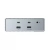 Targus HDG215-EUZ liidesejaotur USB 3.2 Gen 2 (3.1 Gen 2) USB-C hõbedane