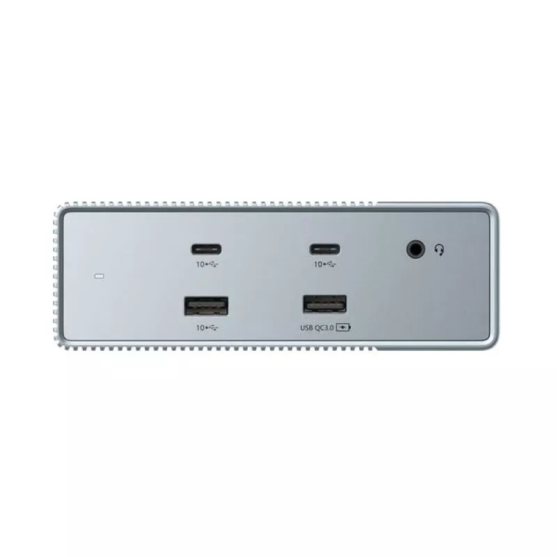 Targus HDG215-EUZ liidesejaotur USB 3.2 Gen 2 (3.1 Gen 2) USB-C hõbedane