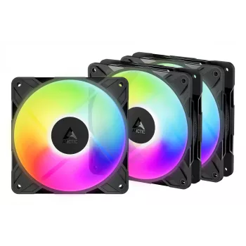 ARCTIC Freezer P12 Pro Reverse A-RGB - 3 pakki arvuti korpuse ventilaator 12 cm Must 3 tk