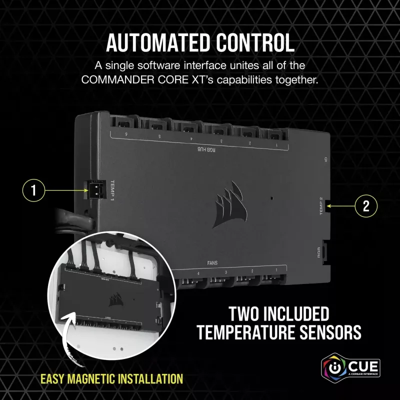 Ventilaatori kiiruse kontroller Corsair iCUE Commander Core XT