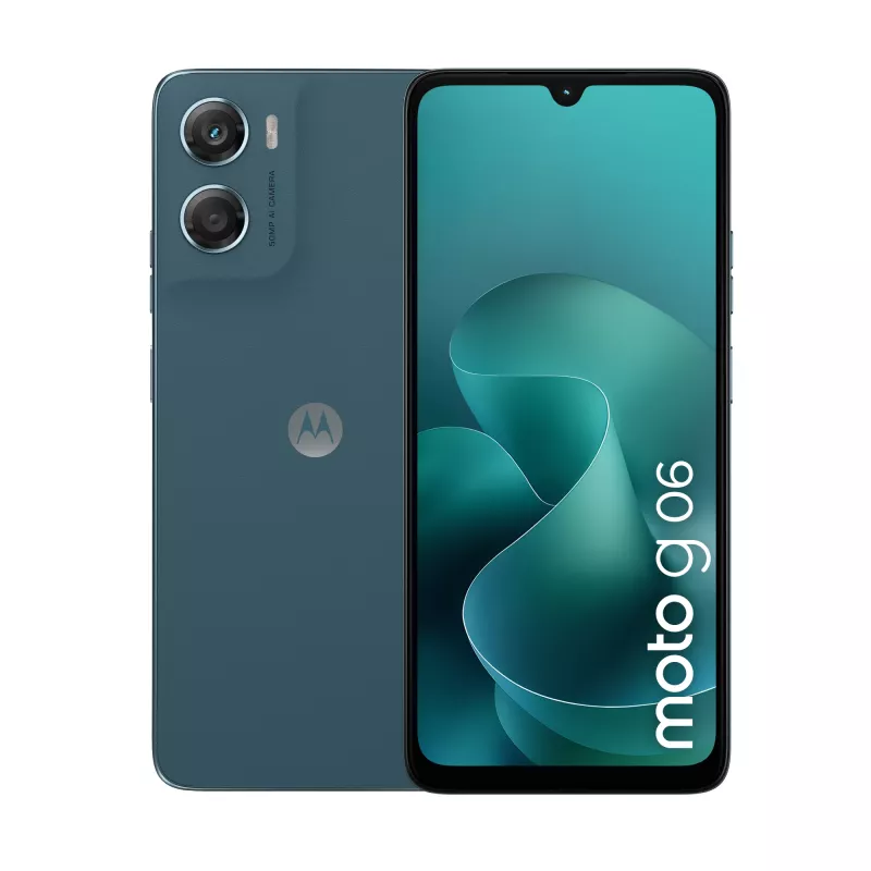 Motorola moto g06 17,5 cm (6,88 tolli) Dual SIM Android 15 4G USB Type-C 4 GB 256 GB 5200 mAh Sinine