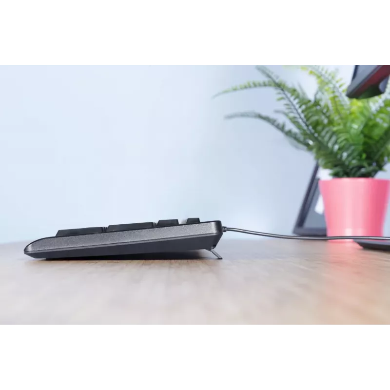Trust Primo klaviatuur koos hiirega kontori USB saksa must