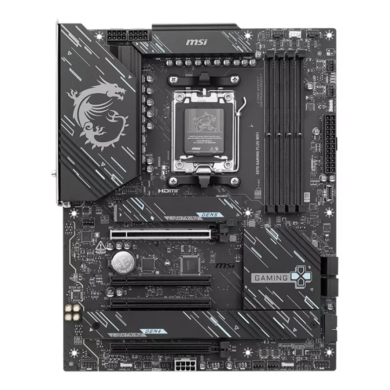 MSI X870 GAMING PLUS WIFI emaplaat AMD X870 pesa AM5 ATX