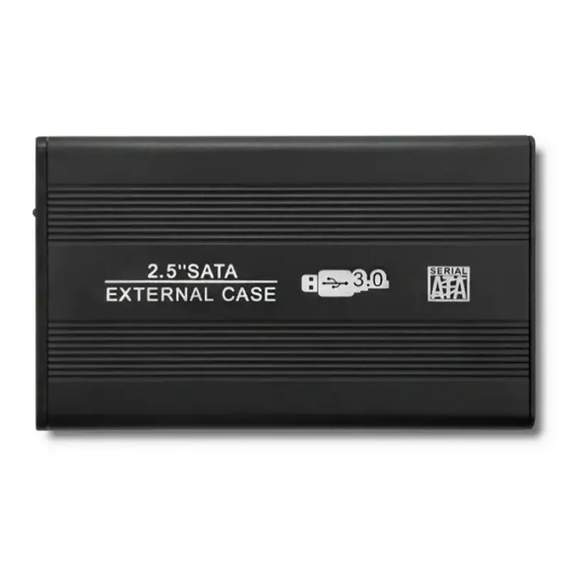 HDD/SSD korpus QOLTEC 51861 2,5-tollistele SATA3 draividele, USB 3.0, must