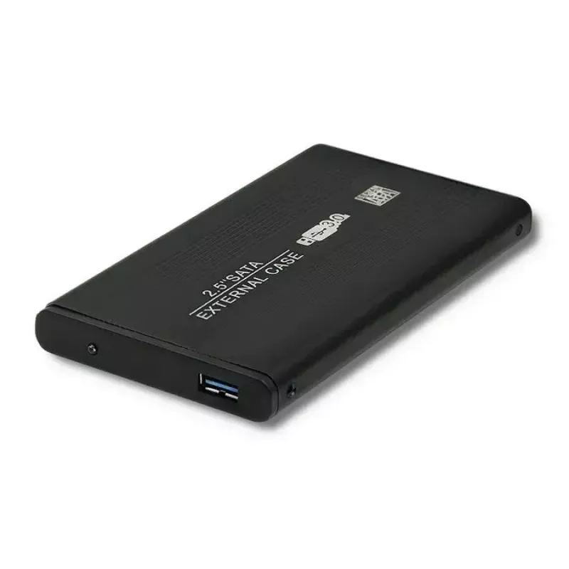 HDD/SSD korpus QOLTEC 51861 2,5-tollistele SATA3 draividele, USB 3.0, must