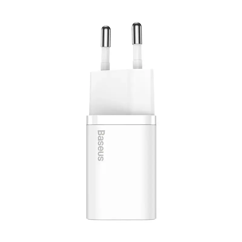 Baseus Super Si siselaadur valge kiirlaadimine 12V 1xUSB-C