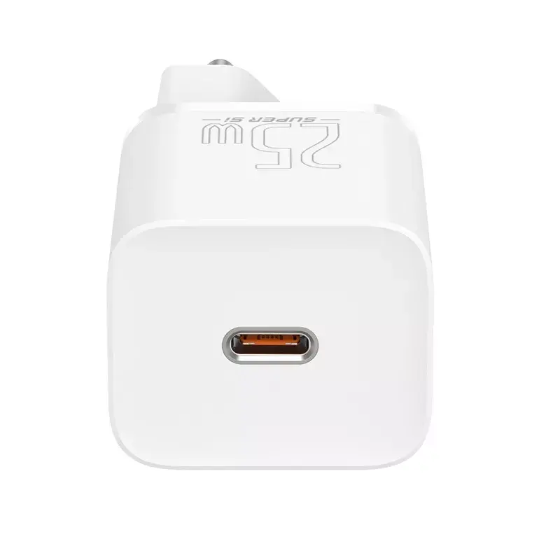 Baseus Super Si siselaadur valge kiirlaadimine 12V 1xUSB-C