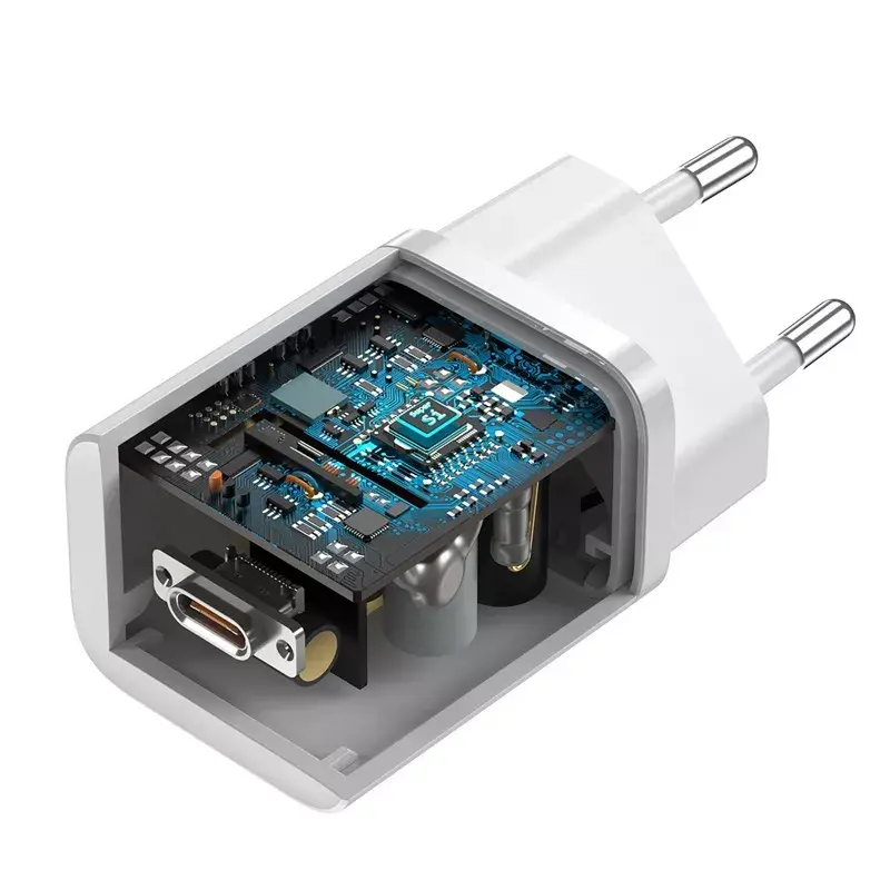 Baseus Super Si siselaadur valge kiirlaadimine 12V 1xUSB-C