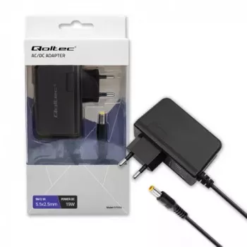 Toiteadapter Qoltec 51034 siseruumidesse 19W must 220-240V