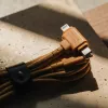 USB-kaabel native union Belt kaabel Duo 1,5 m USB-C kuni USB-C/Lightning kollane