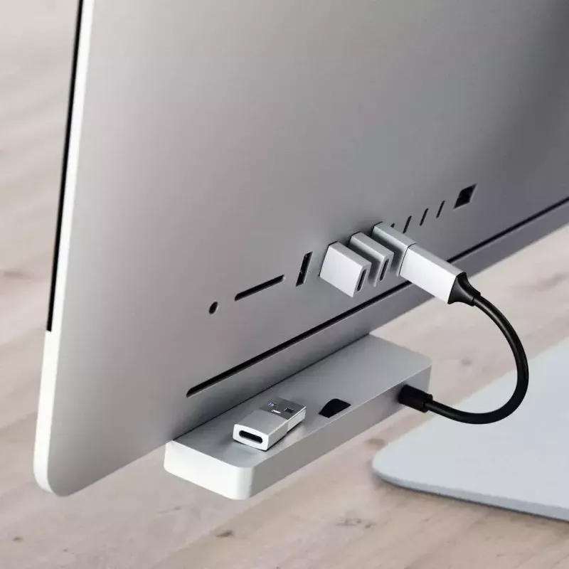 Satechi ST-TAUCS kaabliühendusadapter USB-A USB-C hõbedane