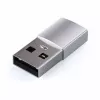 Satechi ST-TAUCS kaabliühendusadapter USB-A USB-C hõbedane