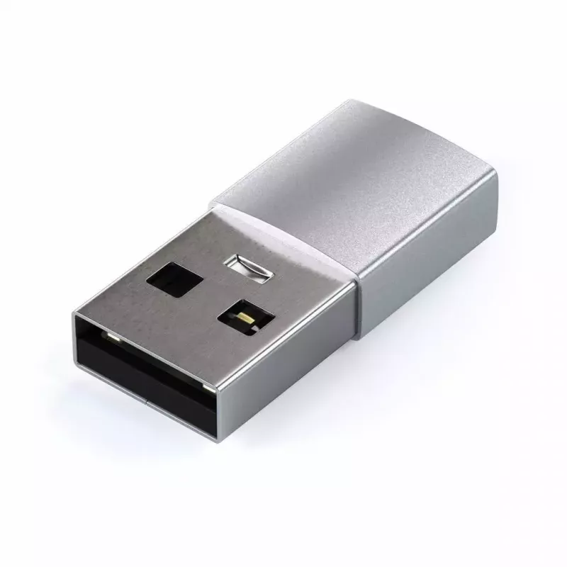 Satechi ST-TAUCS kaabliühendusadapter USB-A USB-C hõbedane