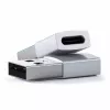 Satechi ST-TAUCS kaabliühendusadapter USB-A USB-C hõbedane