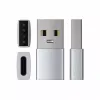Satechi ST-TAUCS kaabliühendusadapter USB-A USB-C hõbedane