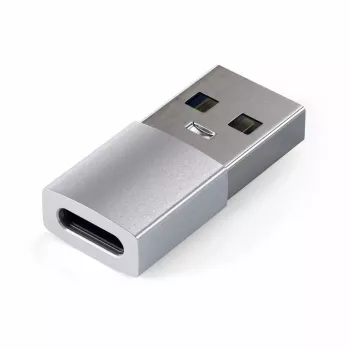 Satechi ST-TAUCS kaabliühendusadapter USB-A USB-C hõbedane
