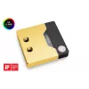 Veeblokk EK Water Blocks messing vask must kuld