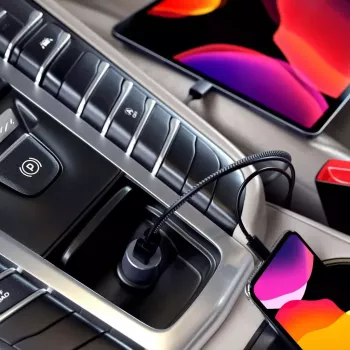Autolaadija Satechi ST-TCPDCCM 72W kahe pordiga USB-toiteedastusega kiirlaadimine