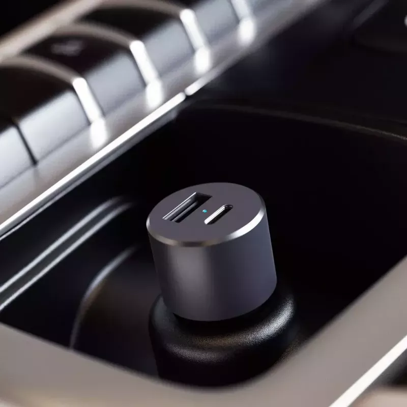 Autolaadija Satechi ST-TCPDCCM 72W kahe pordiga USB-toiteedastusega kiirlaadimine