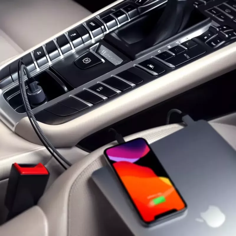Autolaadija Satechi ST-TCPDCCM 72W kahe pordiga USB-toiteedastusega kiirlaadimine