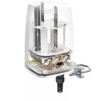 Omnisuunaline võrguantenn QuWireless QuSpot AX10S, 2,4–2,5 / 4,7–6 GHz, max 7 dBi, PoE/LAN, vertikaalne polarisatsioon
