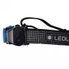 Pealamp Ledlenser MH7 Must Blue — laetav LED-pealamp, 400 luumenit, sisseehitatud aku