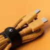 USB-C kuni USB-C kaabel Native Union Belt kaabel 1,2 m Kollane