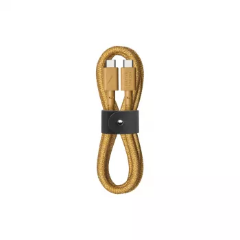 USB-C kuni USB-C kaabel Native Union Belt kaabel 1,2 m Kollane