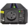 Pingemuundur QOLTEC Monolith 600 MS Wave 12V kuni 230V 600W, puhas/modifitseeritud siinuslaine vastavalt spetsifikatsioonile
