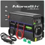 Pingemuundur QOLTEC Monolith 600 MS Wave 12V kuni 230V 600W, puhas/modifitseeritud siinuslaine vastavalt spetsifikatsioonile