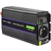 Pingemuundur QOLTEC Monolith 600 W — 12 V kuni 230 V, USB PD 18 W, auto/siseruumidesse, must