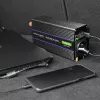 Pingemuundur QOLTEC Monolith 600 W — 12 V kuni 230 V, USB PD 18 W, auto/siseruumidesse, must