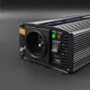 Pingemuundur QOLTEC Monolith 600 W — 12 V kuni 230 V, USB PD 18 W, auto/siseruumidesse, must