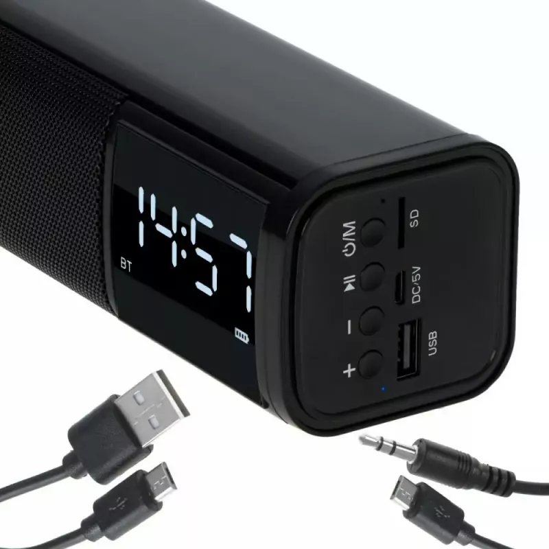 Kaasaskantav Bluetooth-kõlar Adler AD 1191 5W, juhtmevaba, kompaktne, must