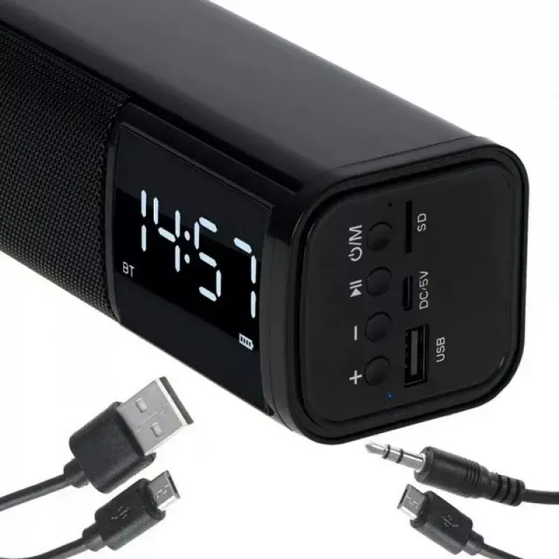Kaasaskantav Bluetooth-kõlar Adler AD 1191 5W, juhtmevaba, kompaktne, must