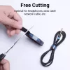 Hook & loop kaabliside Vention KAABJ, nailon, 5 m x 11 mm, must